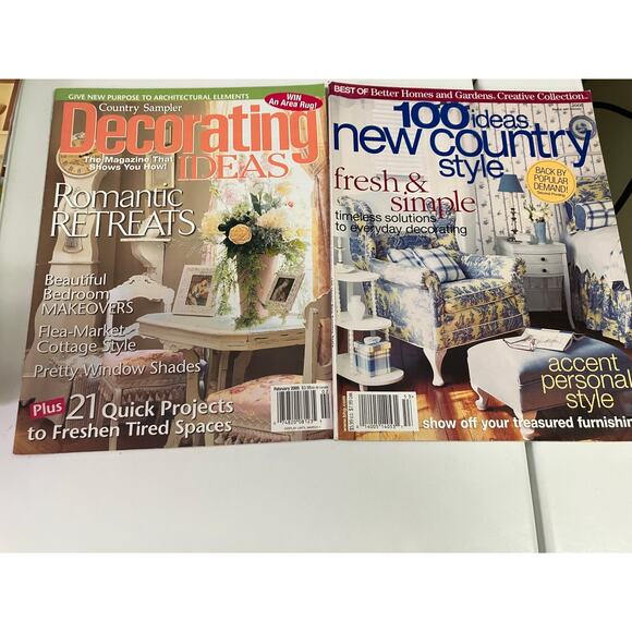 Home Decor Magazine Lot (11) MARTHA STEWART Victoria ROMANTIC HOMES 90s 2000s - Picture 6 of 6